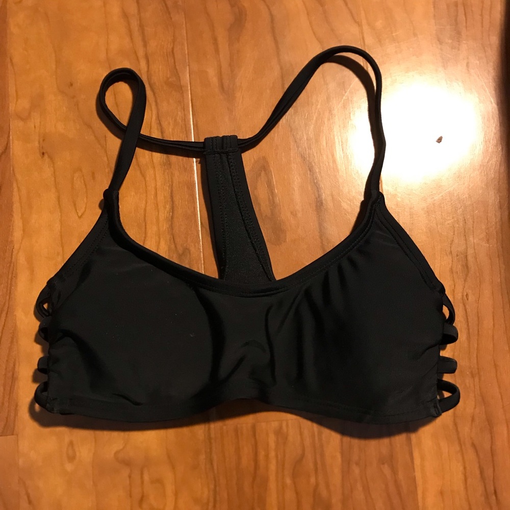 Black swim top
